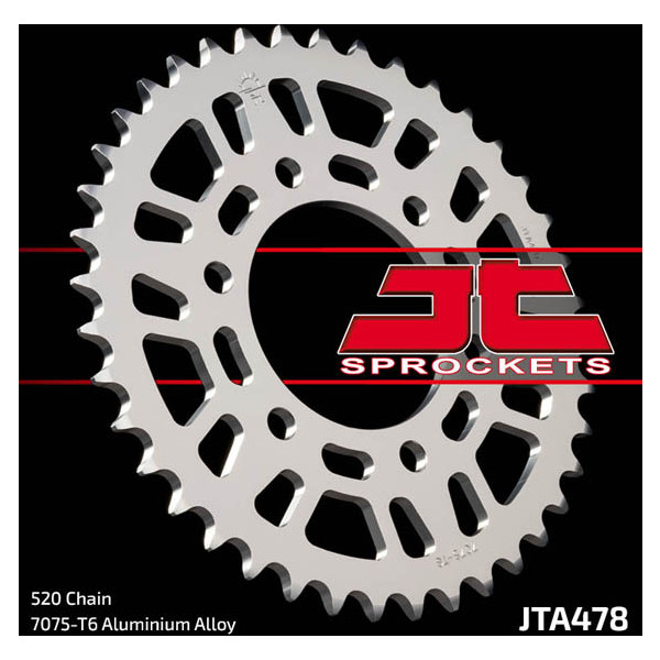 JT JT Rear Sprockets R/W 478-42 Alloy